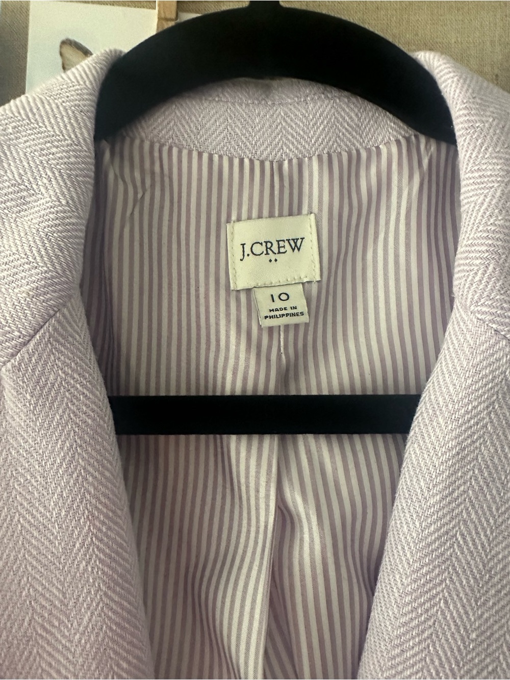 J. Crew Lilac Women's Blazer - Picture 2 of 3
